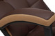 Миниатюра изображения товара Кресло офисное Tetchair Trendy экокожа/ткань (коричневый/бронзовый)