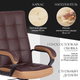 Миниатюра изображения товара Кресло офисное Tetchair Trendy экокожа/ткань (коричневый/бронзовый)