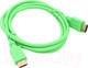 Миниатюра изображения товара Кабель Omega HDMI-HDMI v.1.4 / OCHB41G (1.5м, зеленый)