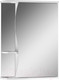 Миниатюра изображения товара Шкаф с зеркалом для ванной Айсберг Волна 1-50 (правый)