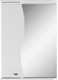 Миниатюра изображения товара Шкаф с зеркалом для ванной Айсберг Волна 50 (левый)