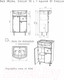 Миниатюра изображения товара Тумба под умывальник Айсберг Уют 50 Классик с верхним ящиком В1