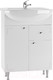 Миниатюра изображения товара Тумба под умывальник Айсберг Уют 60 Классик с верхним ящиком В1