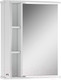 Миниатюра изображения товара Шкаф с зеркалом для ванной Айсберг Волна 55 (левый)