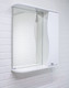 Миниатюра изображения товара Шкаф с зеркалом для ванной Айсберг Волна 55 (правый)