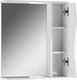 Миниатюра изображения товара Шкаф с зеркалом для ванной Айсберг Волна 55 (правый)