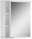 Миниатюра изображения товара Шкаф с зеркалом для ванной Айсберг Волна 60 (левый)