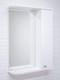 Миниатюра изображения товара Шкаф с зеркалом для ванной Айсберг Классик 55 (правый)