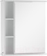 Миниатюра изображения товара Шкаф с зеркалом для ванной Айсберг Классик 60 (левый)