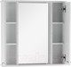 Миниатюра изображения товара Шкаф с зеркалом для ванной Айсберг Классик 70