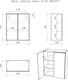 Миниатюра изображения товара Шкаф для ванной Айсберг Норма 02-60