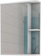 Миниатюра изображения товара Шкаф с зеркалом для ванной Айсберг Норма 1-50 (левый)