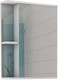 Миниатюра изображения товара Шкаф с зеркалом для ванной Айсберг Норма 1-50 (правый)