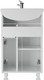 Миниатюра изображения товара Тумба под умывальник Айсберг 50 Классик с верхним ящиком В1