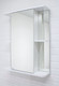 Миниатюра изображения товара Шкаф с зеркалом для ванной Айсберг Норма 2-55 (левый)