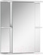 Миниатюра изображения товара Шкаф с зеркалом для ванной Айсберг Норма 2-55 (левый)