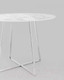Миниатюра изображения товара Обеденный стол Stool Group Дакота 100x100 / FDC8004 wh/chr (белый/хром)