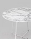 Миниатюра изображения товара Обеденный стол Stool Group Дакота 100x100 / FDC8004 wh/chr (белый/хром)