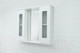 Миниатюра изображения товара Шкаф с зеркалом для ванной Айсберг Кристалл 80