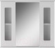 Миниатюра изображения товара Шкаф с зеркалом для ванной Айсберг Кристалл 80