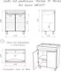Миниатюра изображения товара Тумба под умывальник Айсберг Фостер 70 Мечта без ящика