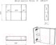 Миниатюра изображения товара Шкаф с зеркалом для ванной Айсберг Мечта 70