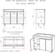 Миниатюра изображения товара Тумба под умывальник Айсберг Maria 100 Мечта без ящика