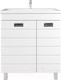 Миниатюра изображения товара Тумба под умывальник Домино Elen 75 Cube без ящика с корзиной для белья