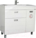 Миниатюра изображения товара Тумба под умывальник Домино Elen 90 Cube с 2 верхними ящиками В2