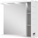 Миниатюра изображения товара Шкаф с зеркалом для ванной Домино Cube 65 (правый)