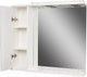 Миниатюра изображения товара Шкаф с зеркалом для ванной Домино Cube 80 (левый)