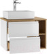 Миниатюра изображения товара Тумба под умывальник Домино Joy 46 Frost 70 подвесная с двумя ящиками В2