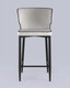 Миниатюра изображения товара Стул барный Stool Group Матео / MC110C HLR-13/HLR-66 (велюр светло-серый)