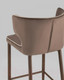Миниатюра изображения товара Стул барный Stool Group Матео / MC110C HLR-49/HLR-08 (велюр коричневый)