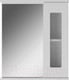 Миниатюра изображения товара Шкаф с зеркалом для ванной Айсберг Кристалл 60