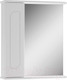 Миниатюра изображения товара Шкаф с зеркалом для ванной Айсберг Радуга 60 (белый)