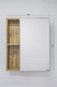Миниатюра изображения товара Шкаф с зеркалом для ванной Домино Craft 60