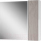 Миниатюра изображения товара Шкаф с зеркалом для ванной Домино Uno 80 (дуб серый)