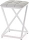Миниатюра изображения товара Табурет AMC Comfort 8К6.6 (кожзам серый/белый)