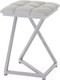 Миниатюра изображения товара Табурет AMC Comfort 9К5.6 (кожзам серый/серебристый)