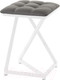 Миниатюра изображения товара Табурет AMC Comfort 9К6.5 (кожзам графит/белый)
