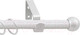 Миниатюра изображения товара Карниз для штор LEGRAND Шар раздвижной 1.6-3м 1-но рядный / 58102154 (белый)