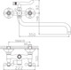 Миниатюра изображения товара Смеситель Haiba HB2619-2