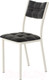 Миниатюра изображения товара Стул AMC Comfort 3К3.1 (кожзам черный/слоновая кость)