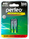 Миниатюра изображения товара Комплект аккумуляторов Perfeo AAA850mAh/2BL / AAA850/2BL PL