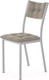 Миниатюра изображения товара Стул AMC Comfort 3К5.18 (кожзам латте/серебристый)