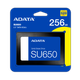 Миниатюра изображения товара SSD диск A-data Ultimate SU650 256GB (ASU650SS-256GT-R)