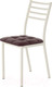 Миниатюра изображения товара Стул AMC Comfort 4К3.14 (кожзам бордо/слоновая кость)