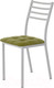 Миниатюра изображения товара Стул AMC Comfort 4К5.11 (кожзам оливковый/серебристый)