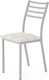 Миниатюра изображения товара Стул AMC Comfort 4К5.12 (кожзам белый/серебристый)